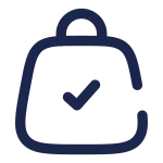 Bag Check SVG Icon